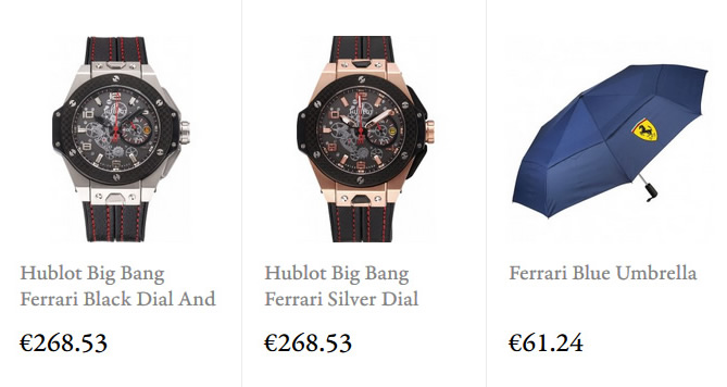 Ferrari Watches Replica Hublot